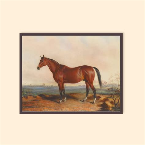 Lexington Famous Race Horse and Nineteenth Century Stallion - Vintage Painting - Etsy