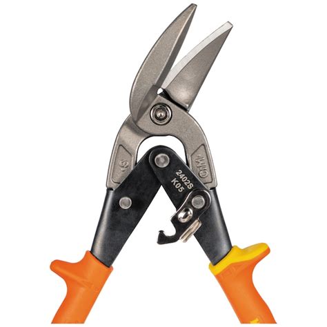 Klein Tools Forged Steel Straight Cut Offset Snips 2402S at Lowes.com