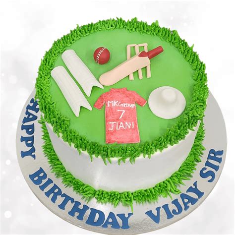Cricket Theme Cake | No.1 for Boys & Kids – Lubov