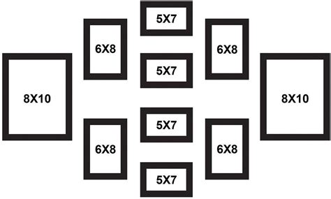Individual Black Wall Photo Frames Wall Decor Set — ART STREET
