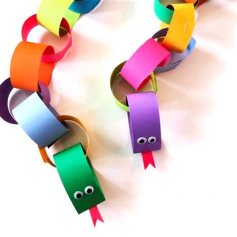 Image result for Print Out Paper Chain Snake