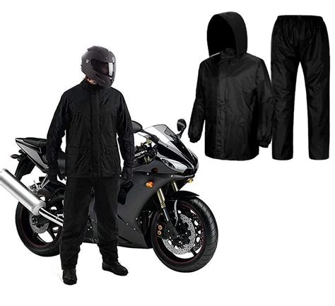 MAJIK Lightweight Waterproof Rain Suit for Women and Men for Motorcycle ...