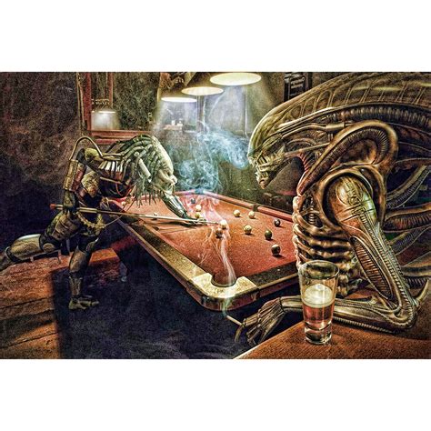 Image result for Alien and Predator Playing Chess