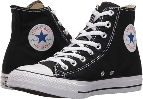 Converse Chuck Taylor All Star High Top Sneaker, Black (White Sole), Size 4