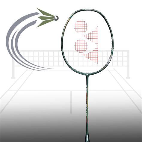 Yonex Astrox Lite 43i Strung Badminton Racquet, 5U - Dark Green ...