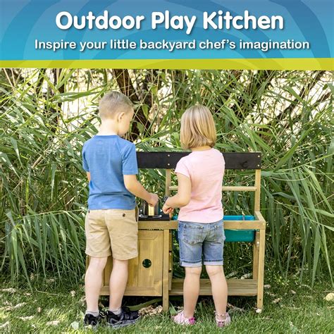 Buy TP Toys Muddy Maker Mud Kitchen - Outdoor Kitchen Playset for Kids ...