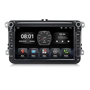 MekedeTech Android 11 Double Din Car Radio 8 inch Touch Screen for VW ...