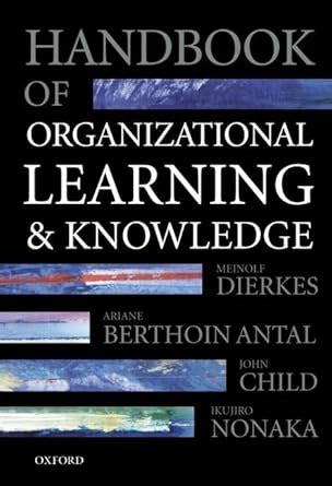Buy Handbook of Organizational Learning and Knowledge Book Online at ...
