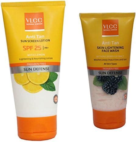 Vlcc Combo Kit of Anti-Tan Face Wash (150 ml) & Anti-Tan Sunscreen ...
