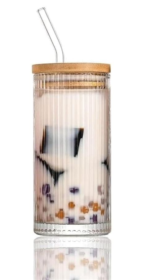 SYANKA Premium Glass Sipper Set of 1, 400 ML, Transparent, Glass ...