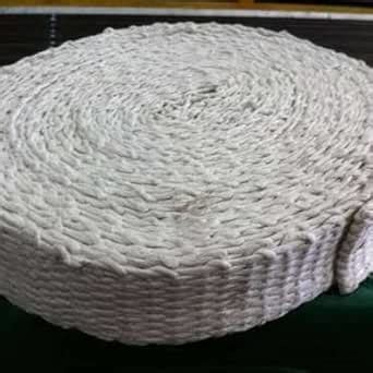 White Asbestos Webbing Tape, belt Packaging Type Roll size 75mm 3inch ...