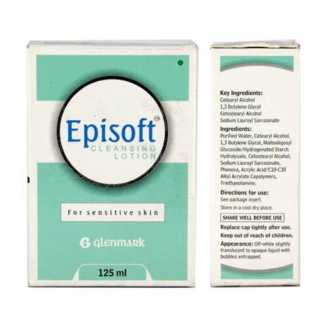 Buy Episoft Cleansing Lotion 125ml from Glenmark Pharmaceuticals Ltd in ...