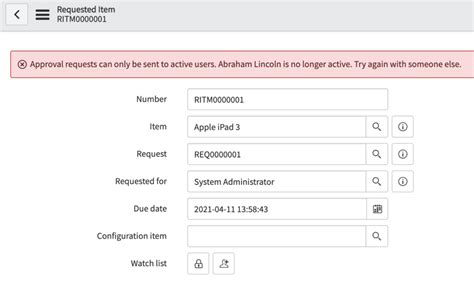 Image result for ServiceNow Approval Request