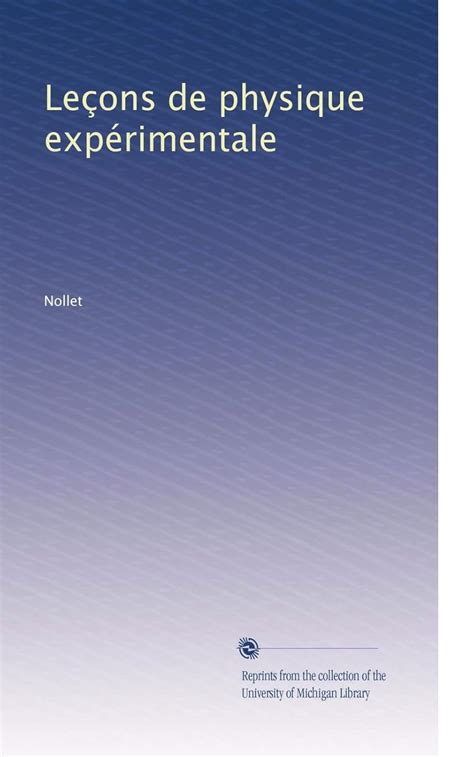 Leçons de physique expérimentale: Volume 3 : Amazon.in: Books