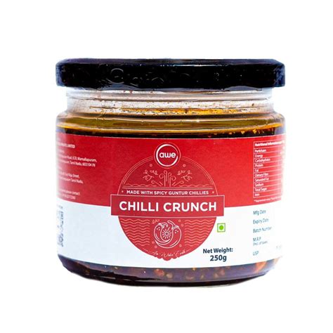 Chilli Crunch Oil | Spicy Chilli Crunch Oil | Condiments | AWE Foods ...