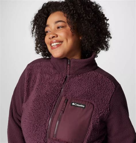 Women's Columbia Lodge Sherpa Full Zip Fleece Jacket - Plus Size | Columbia