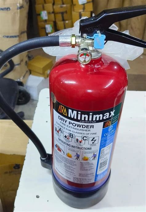 Clean Agent Based Fire Extinguisher - Minimax MMO ABC 4 Kg IS:15683 ...