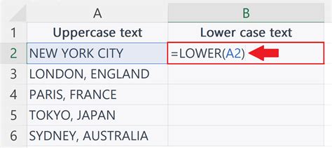 Image result for Convert Lowercase Excel