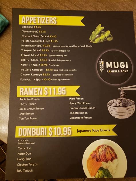 Mugi Ramen and Poke | 1181 W 120th Ave #100, Westminster, CO 80234, USA