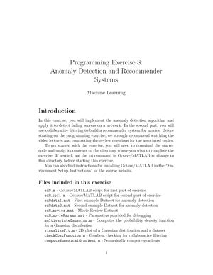 Ex6 - ML Course Coursera - Programming Exercise 6: Support Vector ...