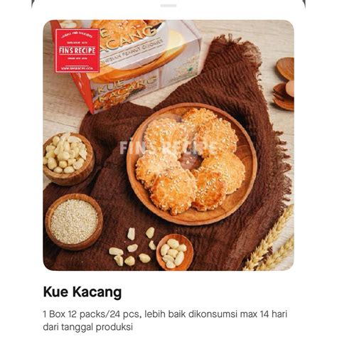 Jual Fin's Recipe Kue Kacang Jakarta | Shopee Indonesia - where to buy fins recipe surabaya