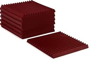 Auralex Acoustics Studiofoam Wedges Acoustic Absorption Foam, 2" x 24 ...