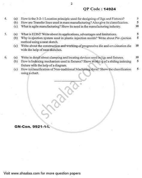 Production Process 3 2014-2015 BE Mechanical Engineering Semester 5 (TE ...