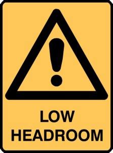 SRG INFOTECH LOW HEADROOM SIGN BOARD Emergency Sign Price in India ...