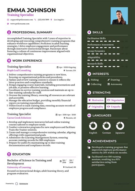 10+ Training Specialist Resume Samples & Templates for 2025