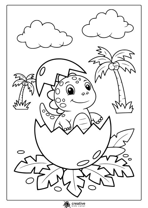 Dinosaur Eggs Coloring Pages [2025]