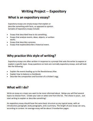 Image result for Expository Writing Examples