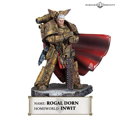 Rogal Dorn de Warhammer 40k : Rencontre avec le Primarque des Imperial ...
