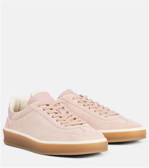 Tennis Walk suede sneakers in pink - Loro Piana | Mytheresa