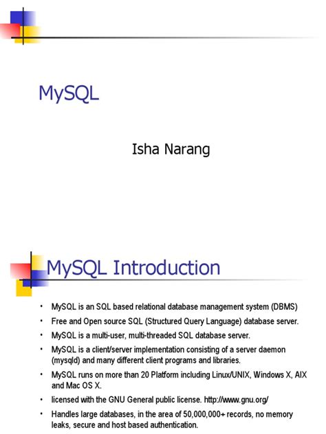 Image result for MySQL Summary