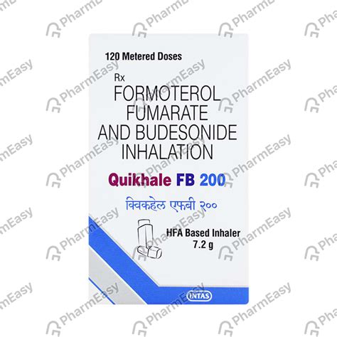 Quikhale Fb 200mg Bottle Of 40 Inhalation Capsules: Uses, Side Effects ...