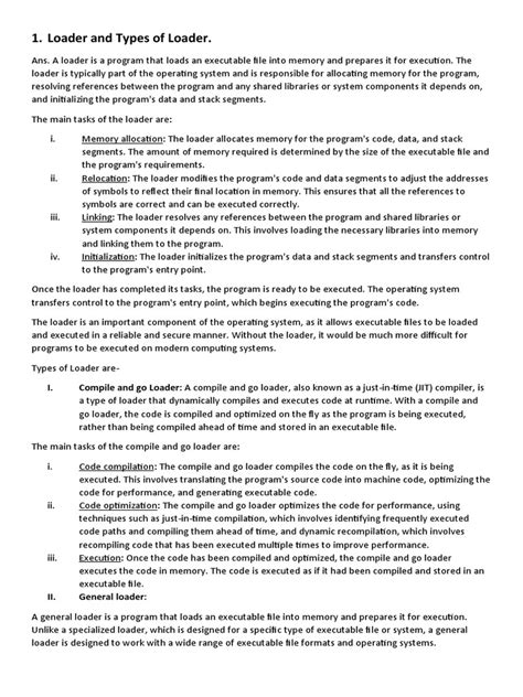 Loader Types 的图像结果