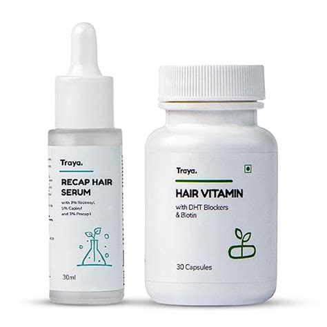 Traya Hairfall Control Combo | Contains DHT Blocker & Hair Growth ...
