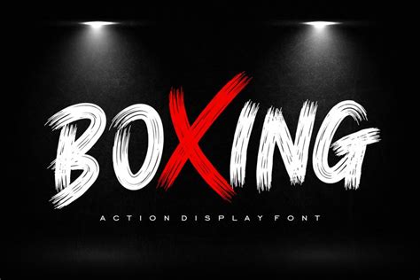 Boxing Font 的图像结果