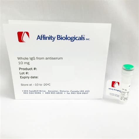 Anti-Tissue Type Plasminogen Activator (tPA) Sheep, purified IgG ...