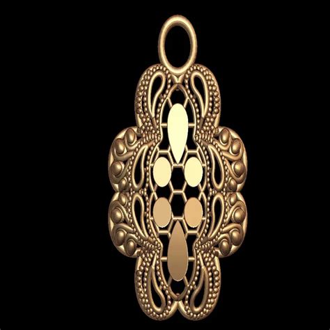 48 Piece Women Locket STL File - Intricate Design for 3D Printing