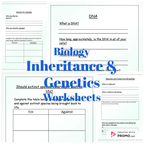 Image result for Genetic Inheritance Free Science Lessons