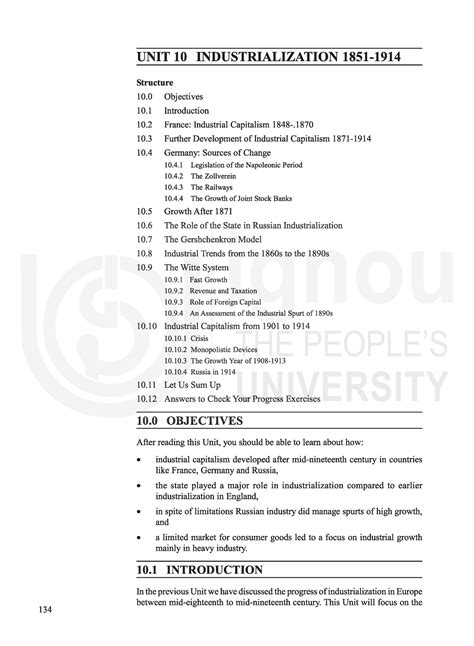 Unit-10 industrialisation 1851 onwards - BA History Hons - CBCS - Studocu