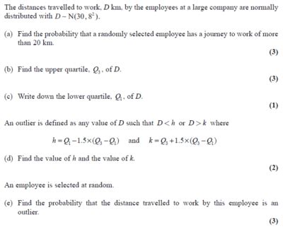Image result for Normal Distribution Exam Questions