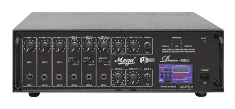 Mega 160 watt 80+80 Two Zone Amplifier : Amazon.in: Musical Instruments