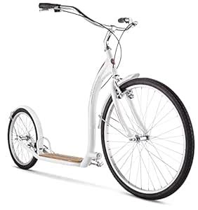Buy Schwinn Adult Shuffle Scooter with 26" Wheels, White Online at Low ...