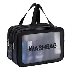 Buy OCEANEVO Pvc Washbag Dual Compartment Makeup Organiser Pouch ...