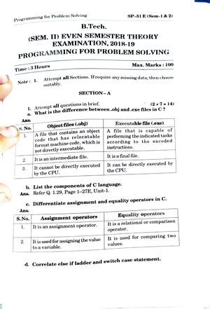 PPS-Algorithm-Flow chart & Proggraming questions solution - Programming ...
