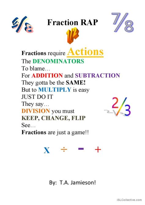 Image result for Fun Simplifying Fractions Song