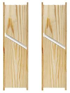 Wooden Cutter for Korean Carrot - Pack of 2 - Food Shredder for Kitchen ...