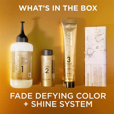 L'Oreal Paris Superior Preference Fade-Defying + Shine Permanent Hair ...